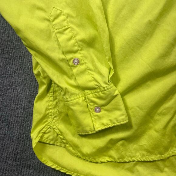Robert Graham Jeans Button Up Shirt Men's XL Lime Green Cotton Casual - Picture 5 of 12